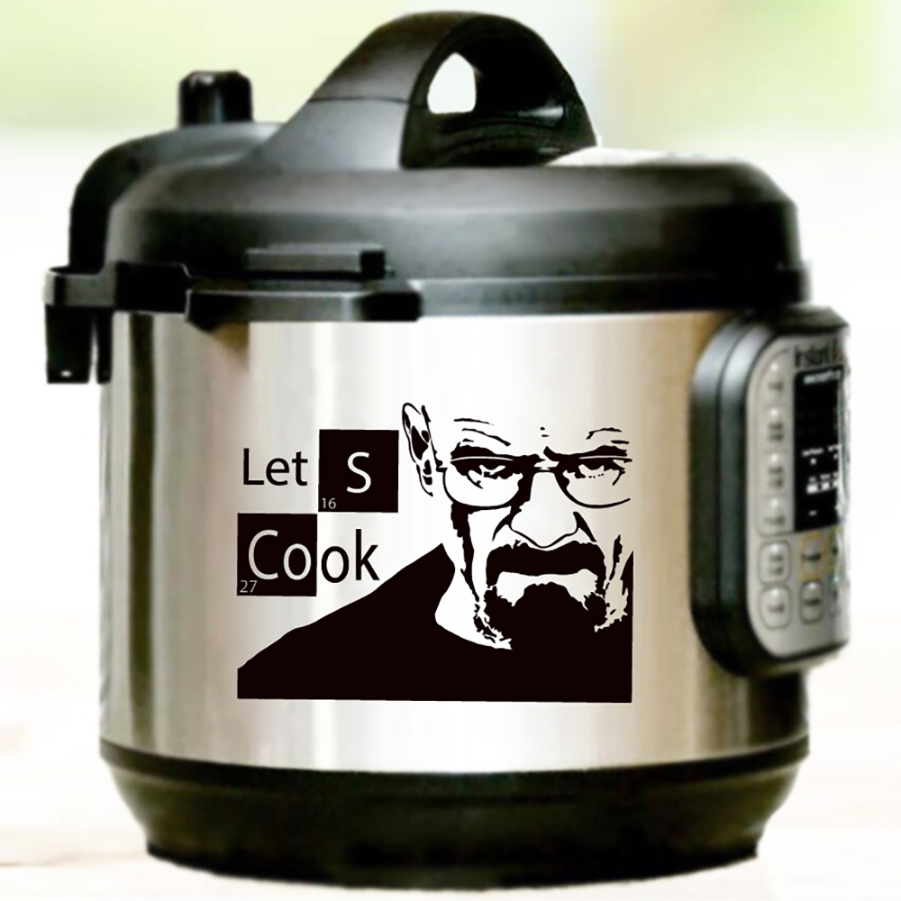 Instant Pot Pressure Cooker - Autocollant en vinyle pour Pot instantané,
