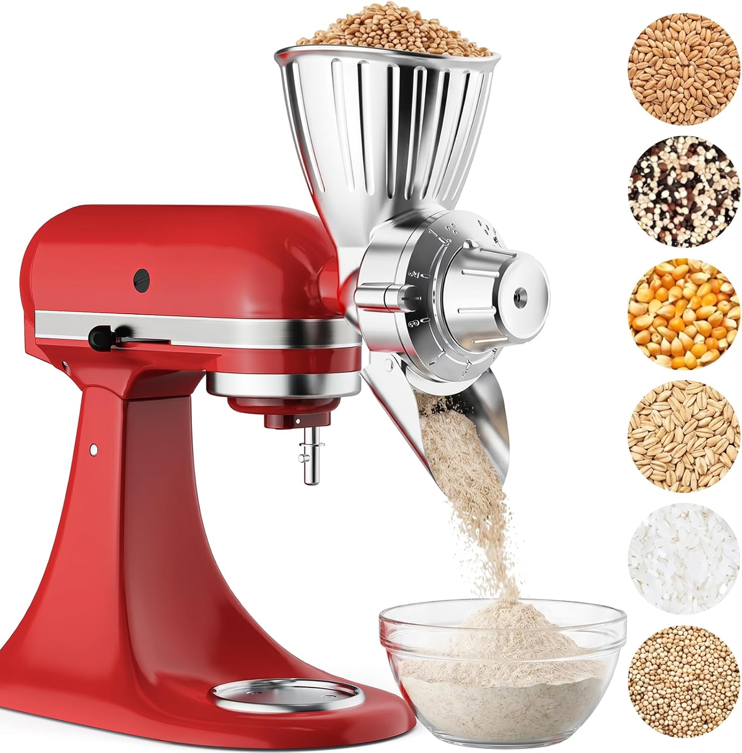 Kitchen Appliances Lowes - Accessoire moulin à grains tout métal