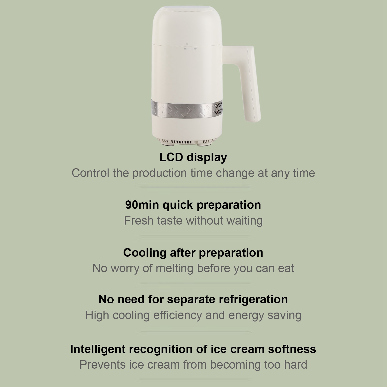 Machine à crème glacée numériq - Kitchen Appliances You Need avis et prix